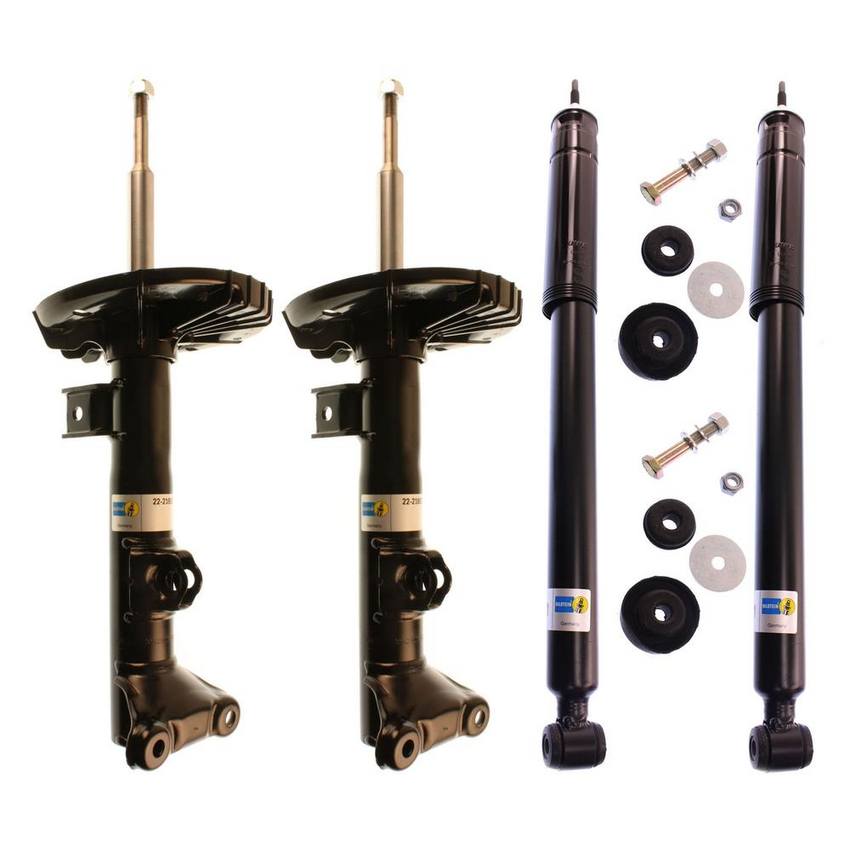 Mercedes Suspension Strut and Shock Absorber Assembly Kit - Front and Rear (B4 OE Replacement) 2093261500 - Bilstein 3801423KIT